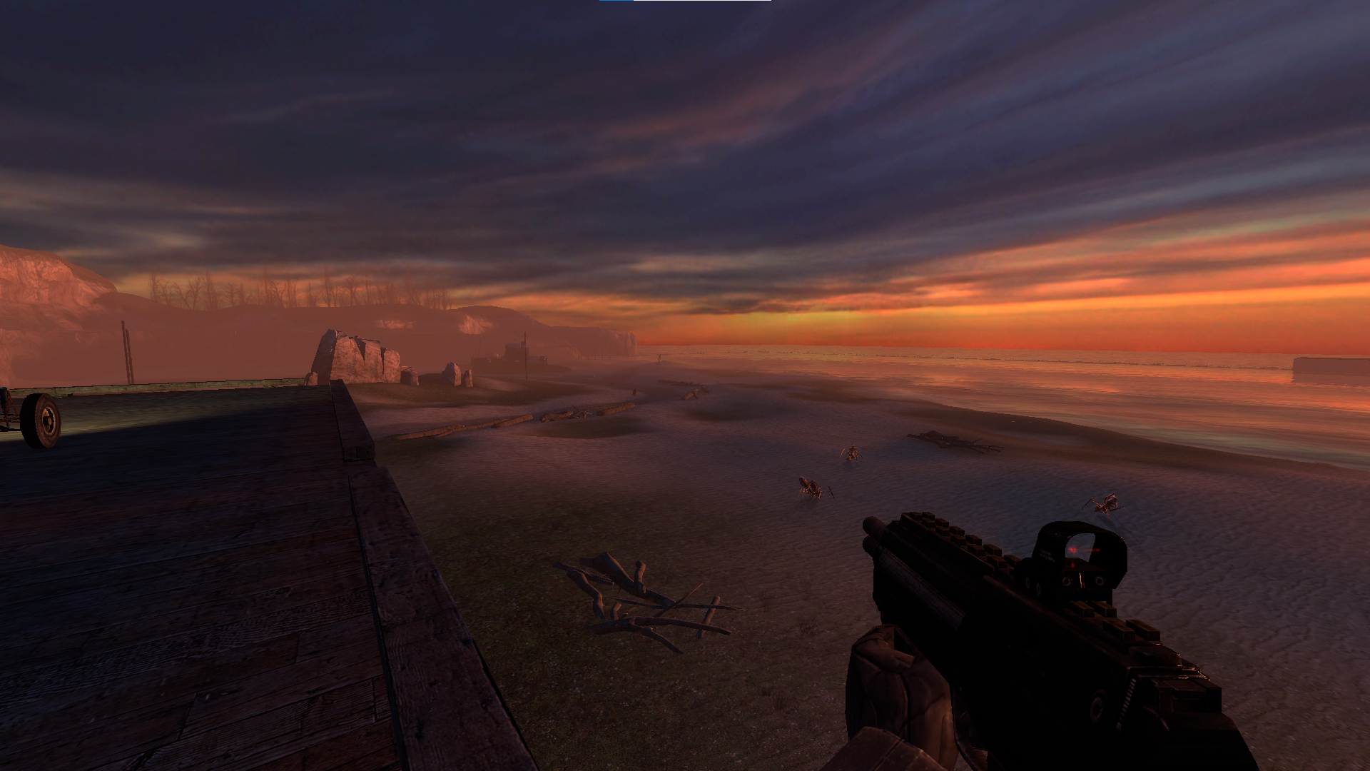 Sunset on d2_coast_01